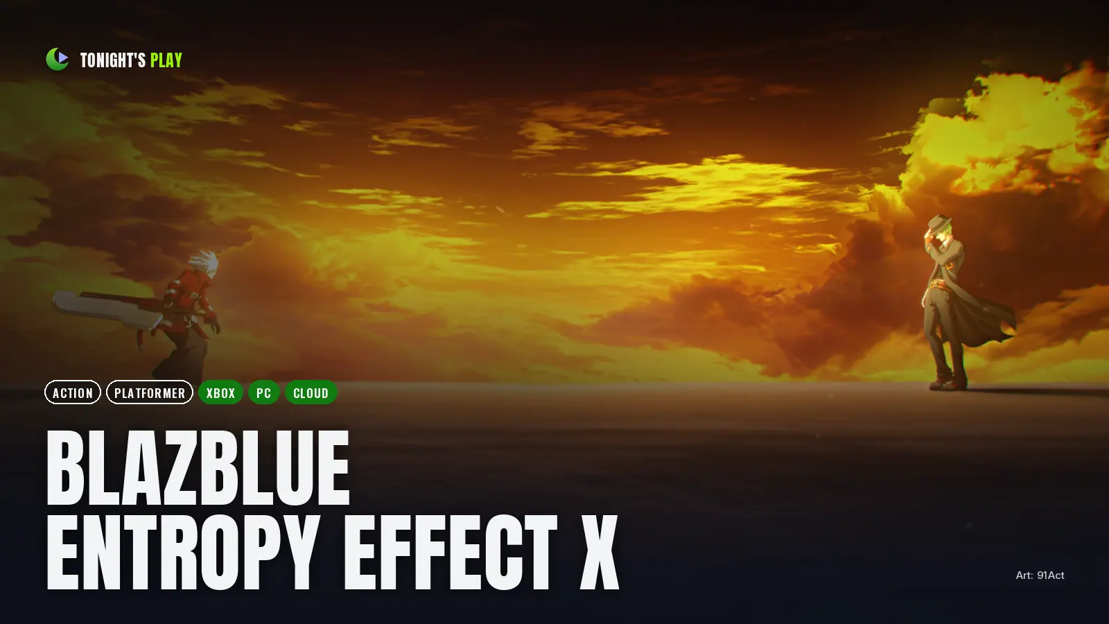 BlazBlue Entropy Effect X cover art