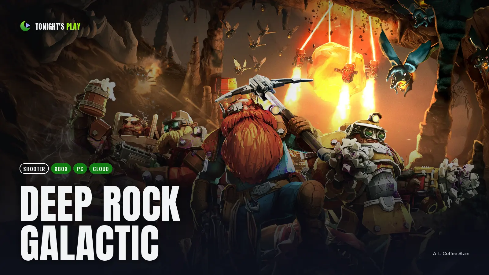 Deep Rock Galactic cover art