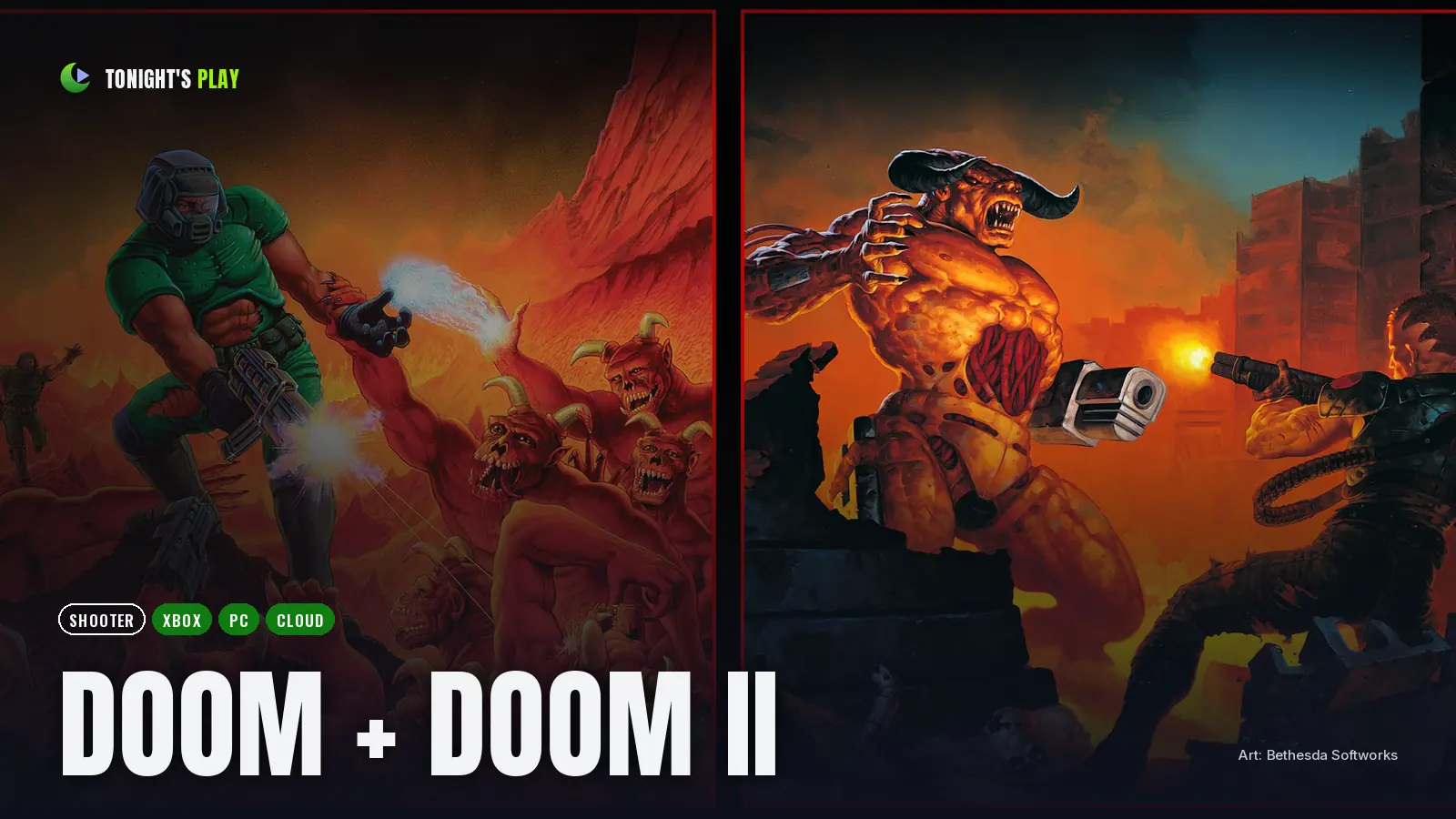 DOOM + DOOM II cover art