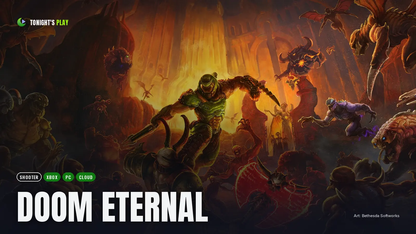 DOOM Eternal cover art