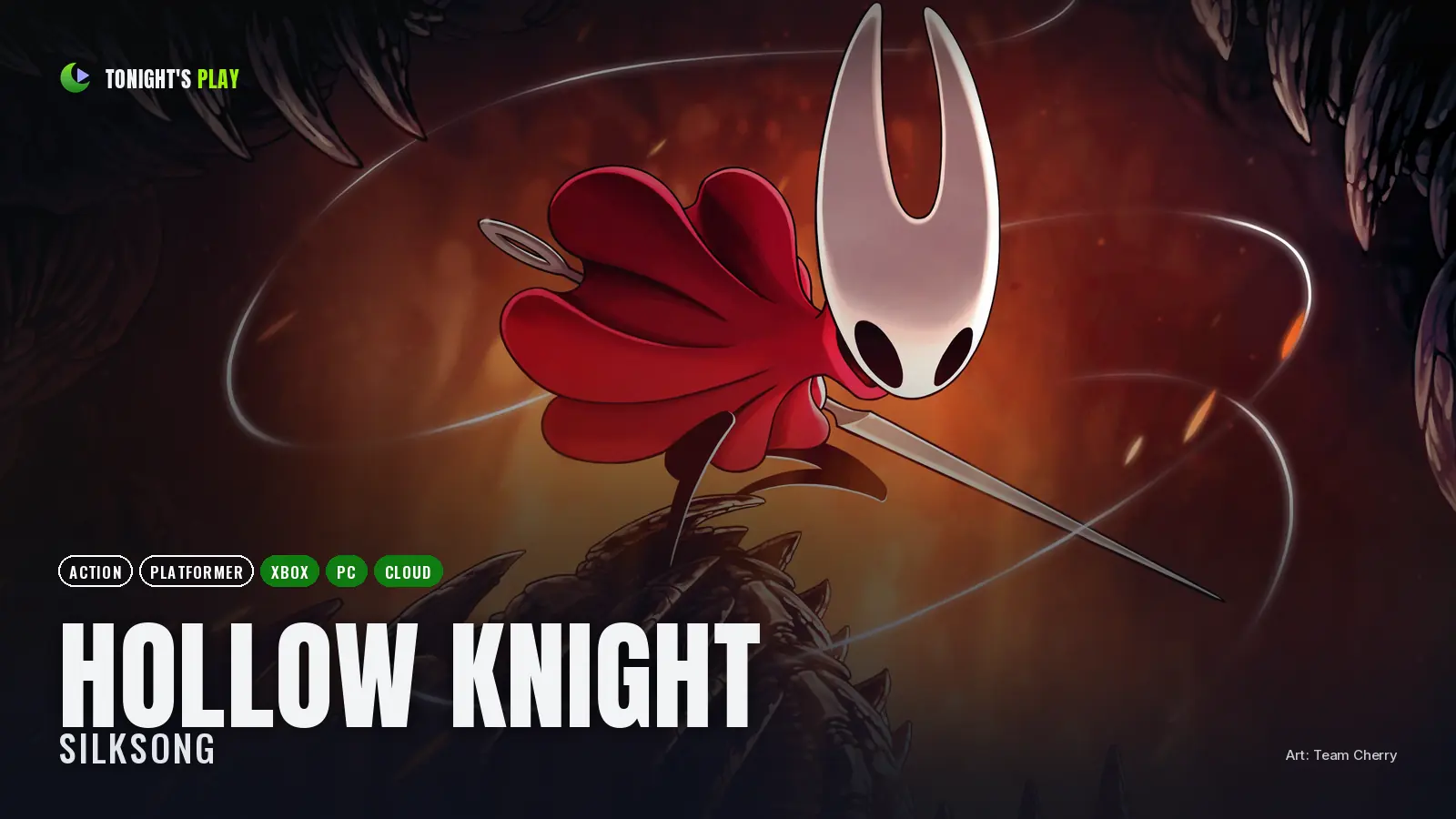 Hollow Knight: Silksong cover art