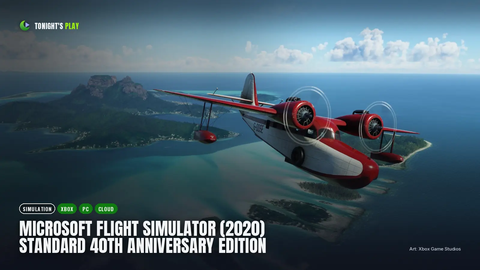 Microsoft Flight Simulator (2020) Standard 40th Anniversary Edition cover art