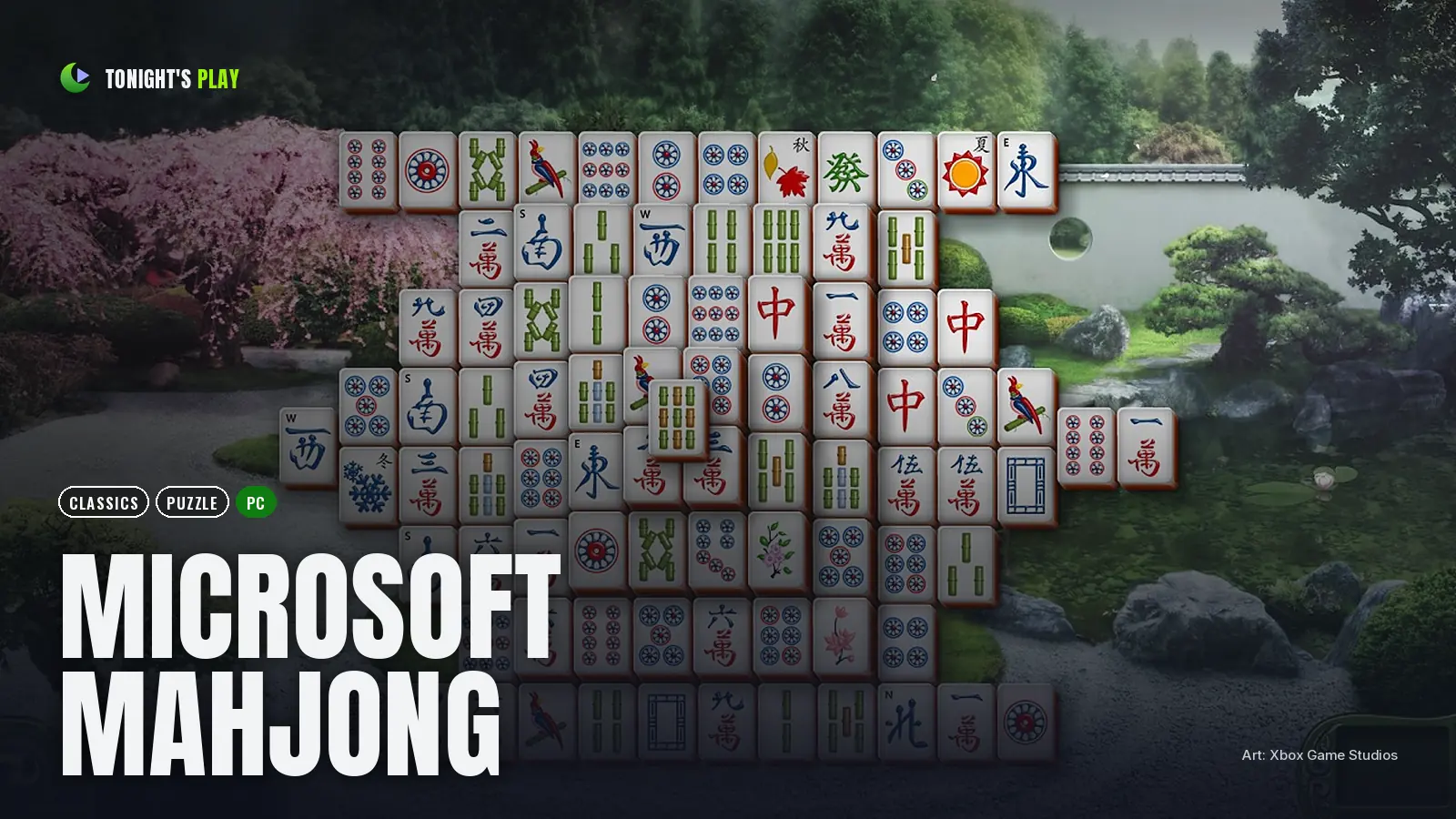 Microsoft Mahjong cover art