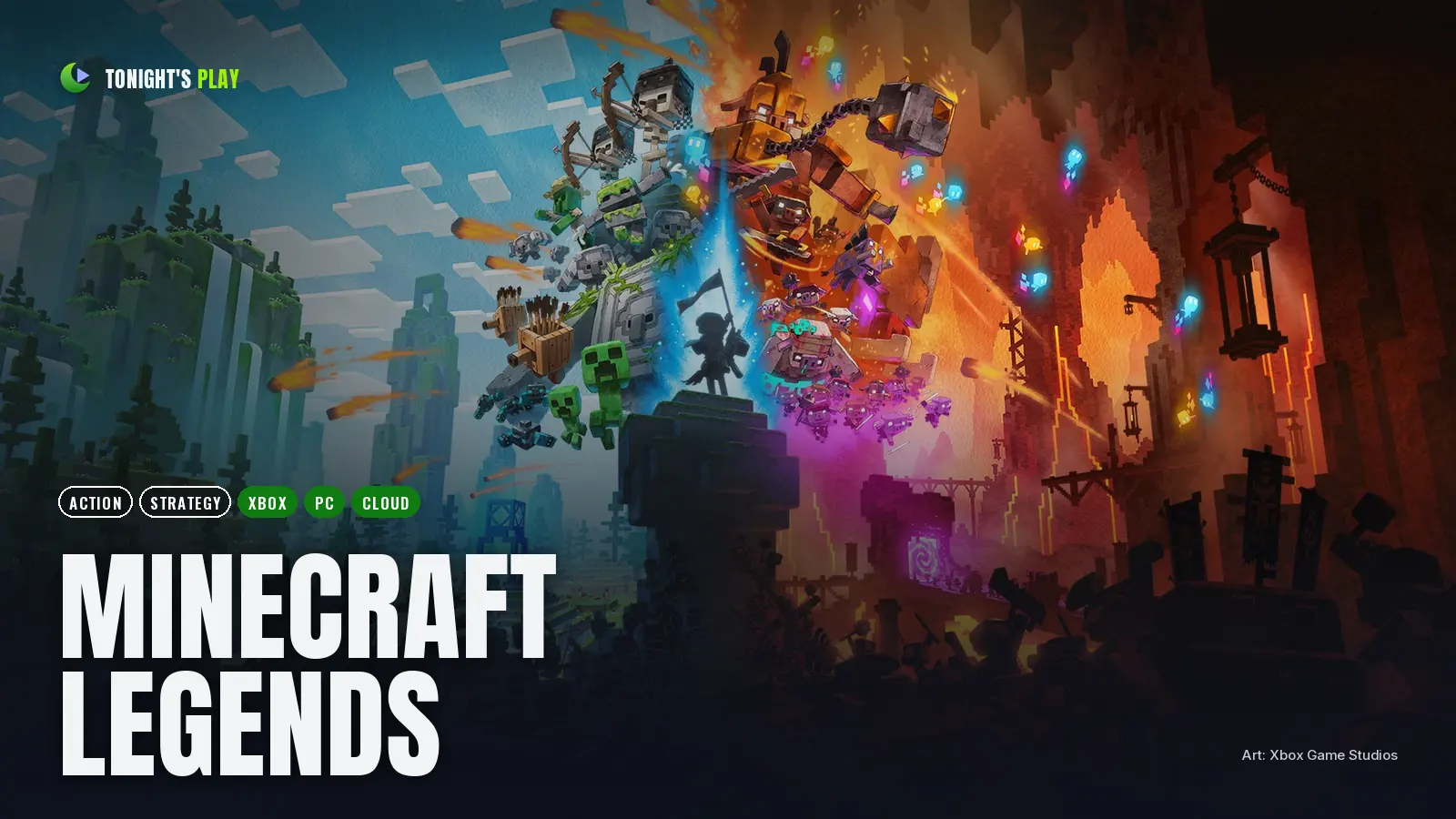Minecraft Legends cover art