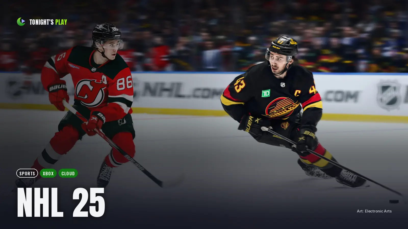 NHL 25 cover art