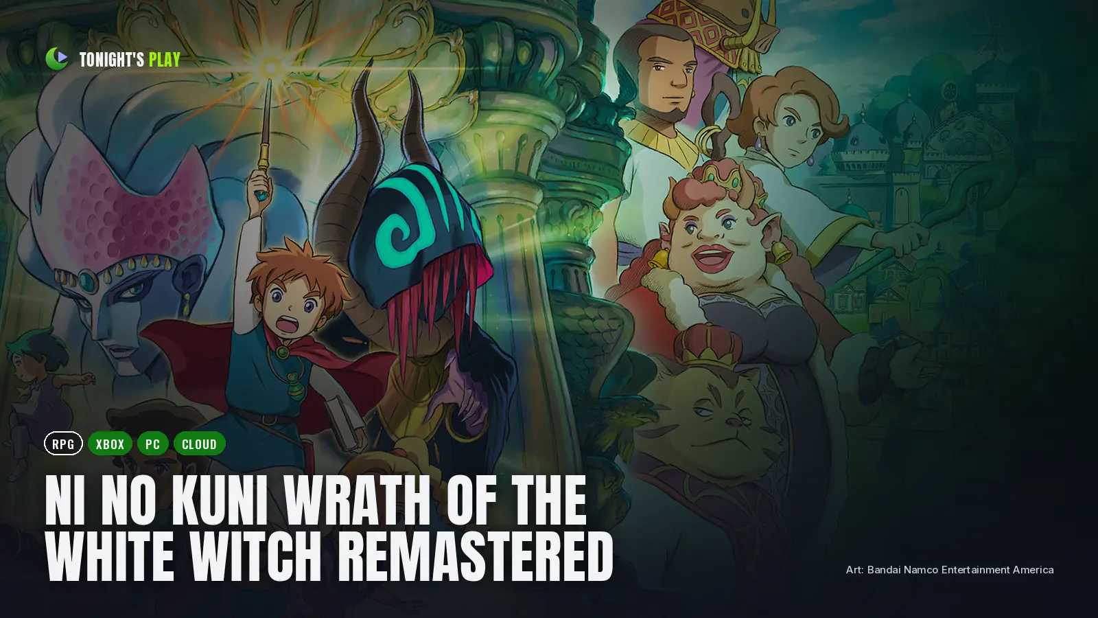 Ni no Kuni Wrath of the White Witch Remastered cover art