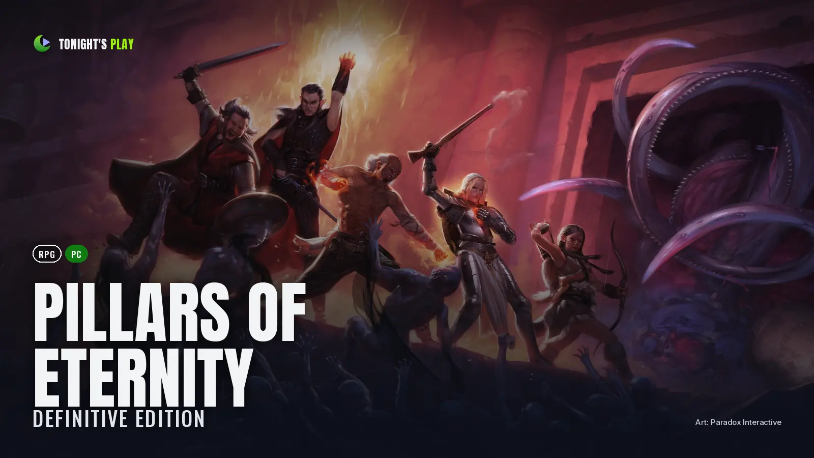 Pillars of Eternity: Definitive Edition cover art