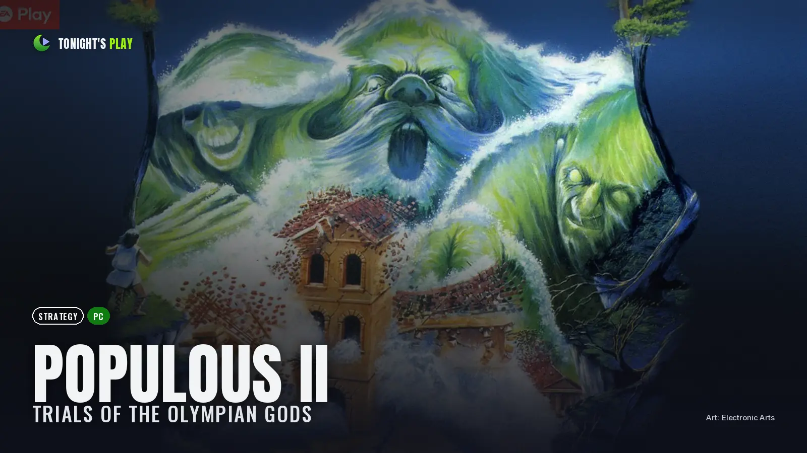 Populous II: Trials of the Olympian Gods cover art