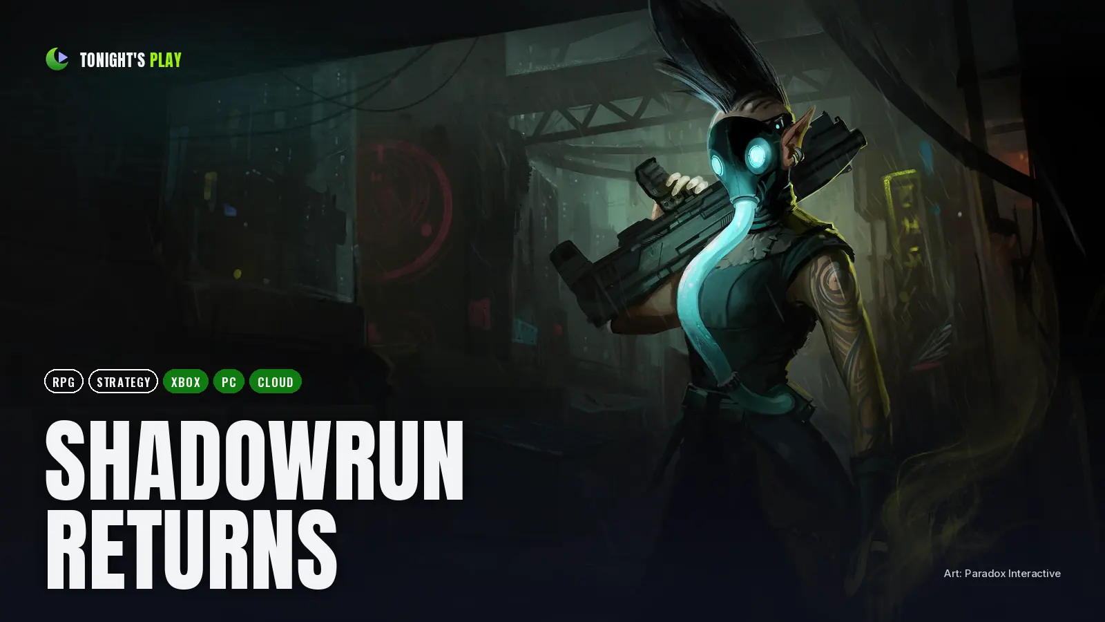 Shadowrun Returns cover art