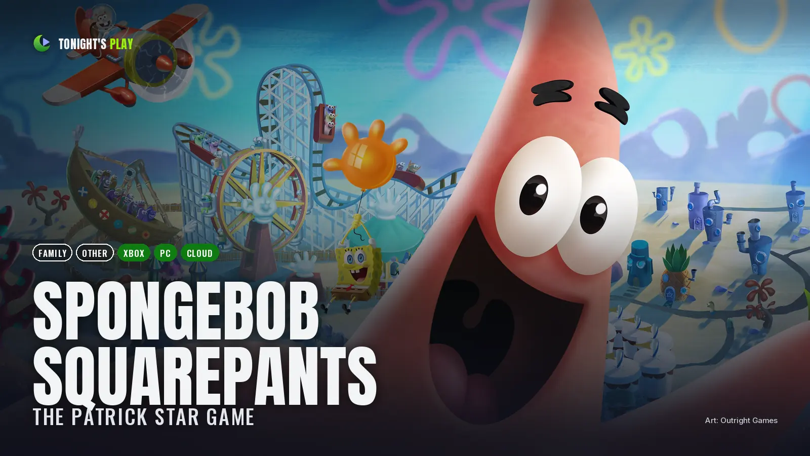 SpongeBob SquarePants: The Patrick Star Game cover art