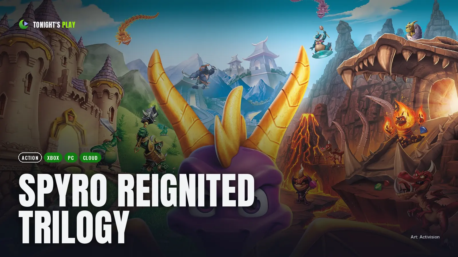 Spyro Reignited Trilogy cover art