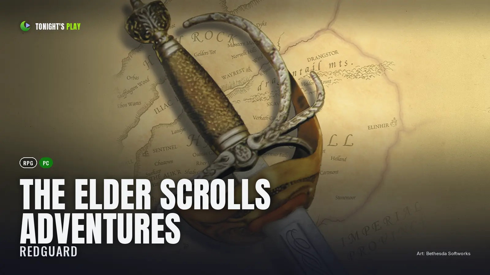 The Elder Scrolls Adventures: Redguard cover art