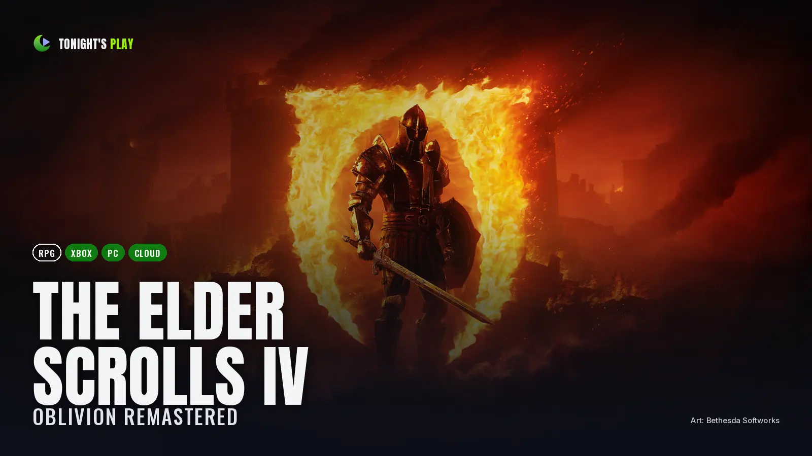 The Elder Scrolls IV: Oblivion Remastered cover art