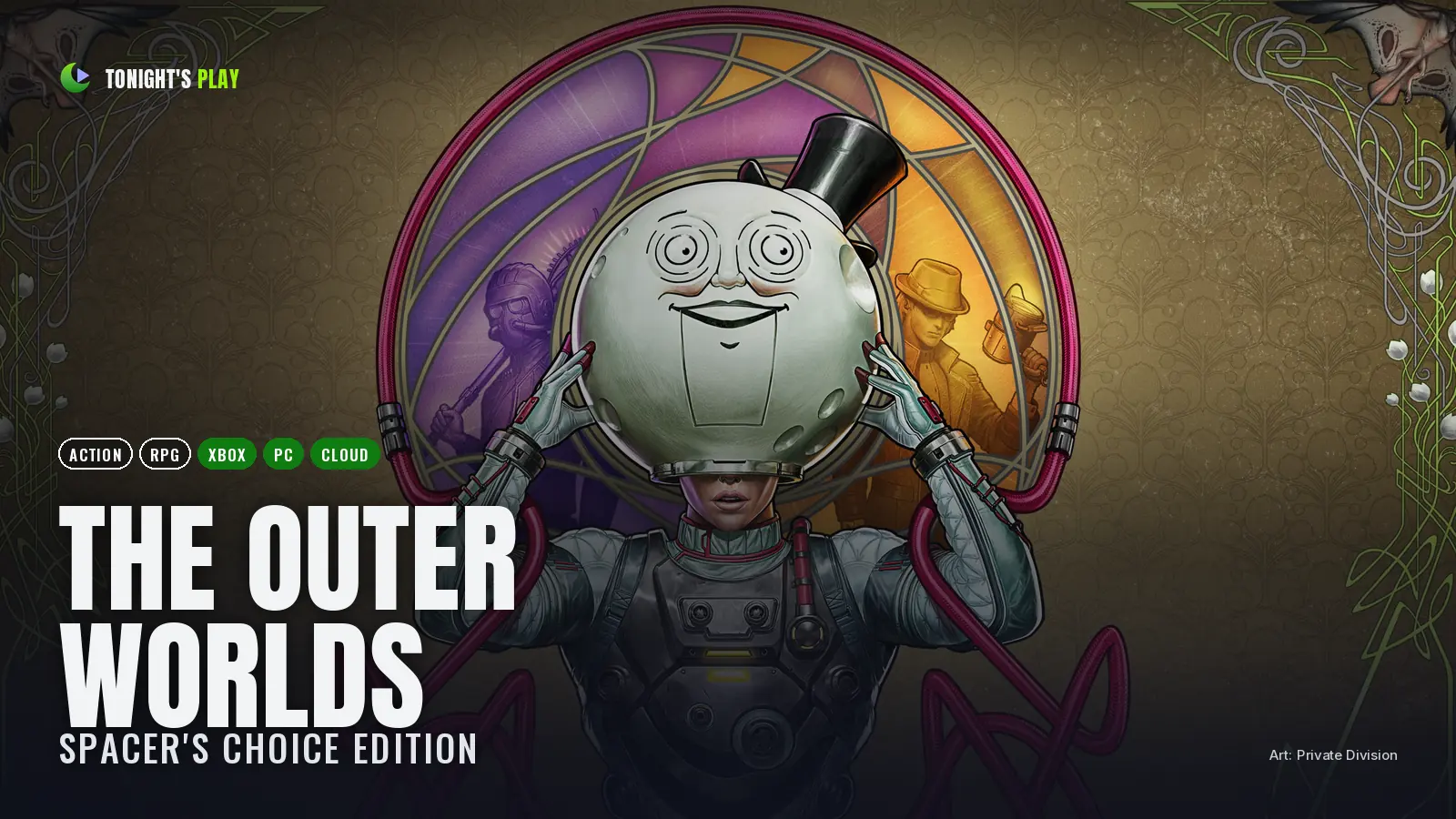 The Outer Worlds: Spacer's Choice Edition cover art