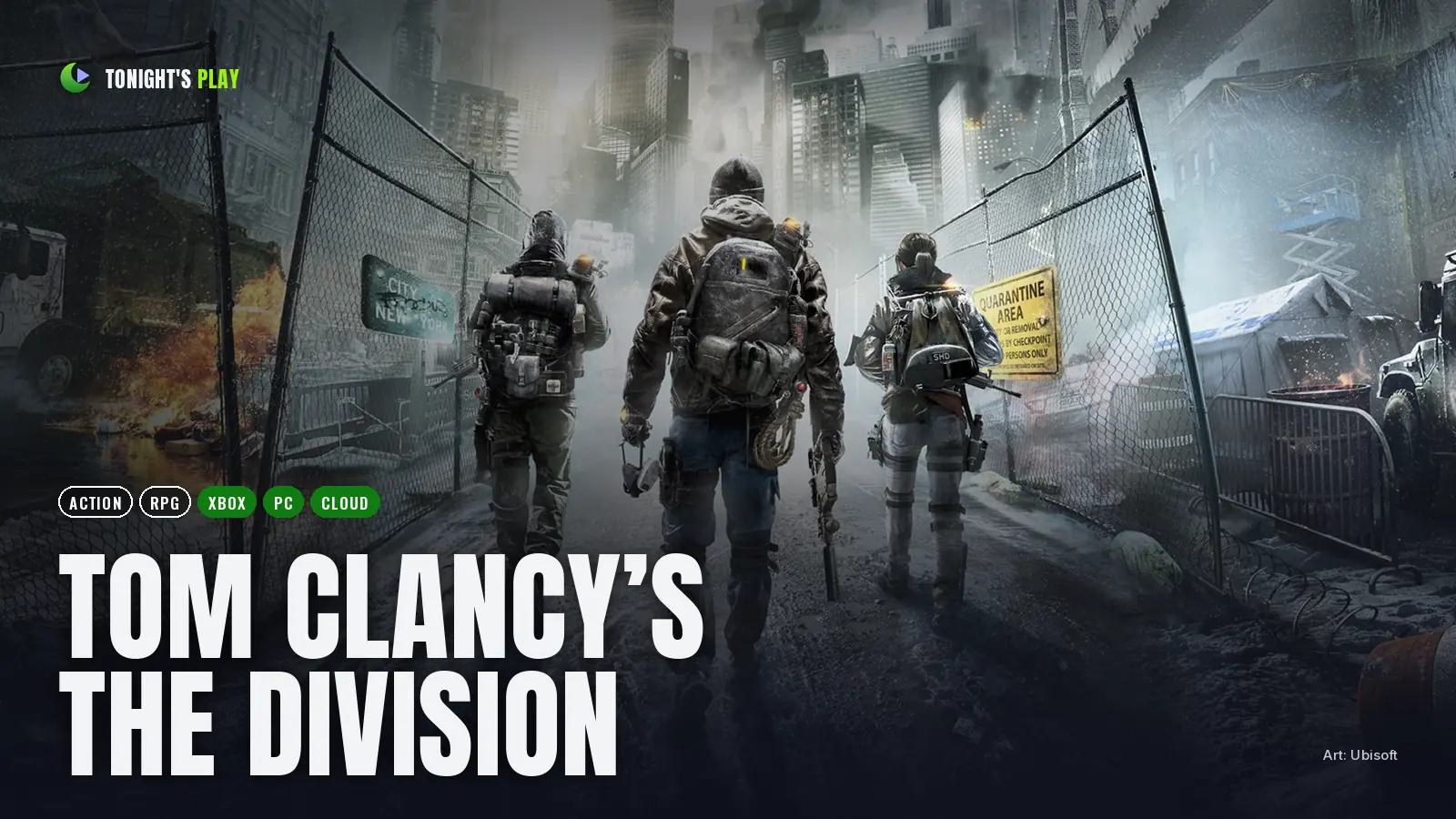 Tom Clancy’s The Division cover art