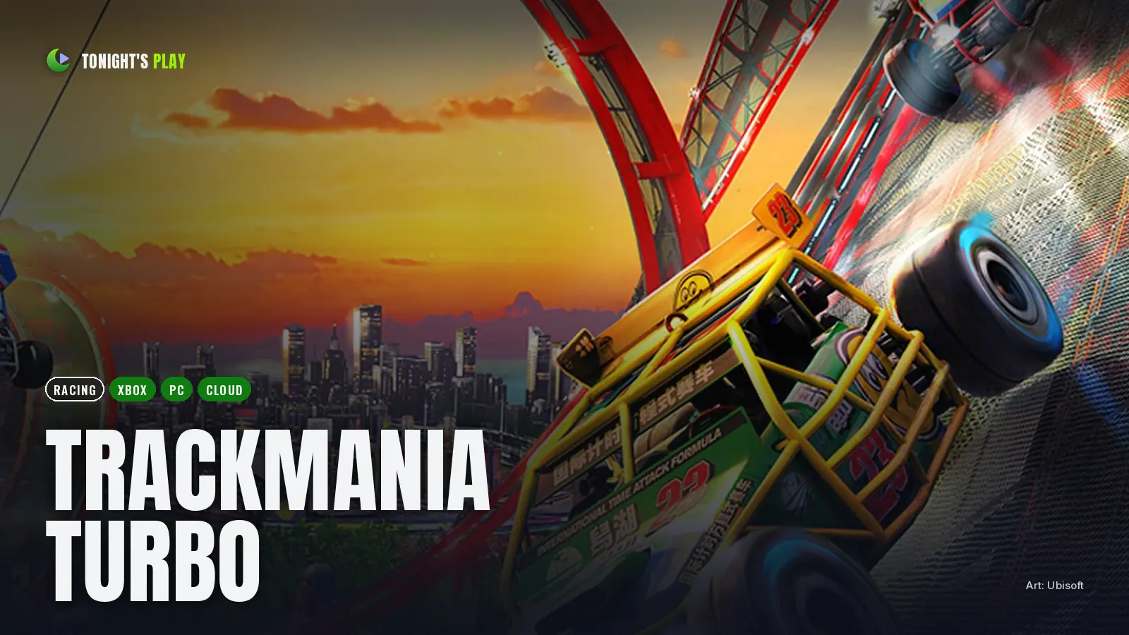 Trackmania Turbo cover art
