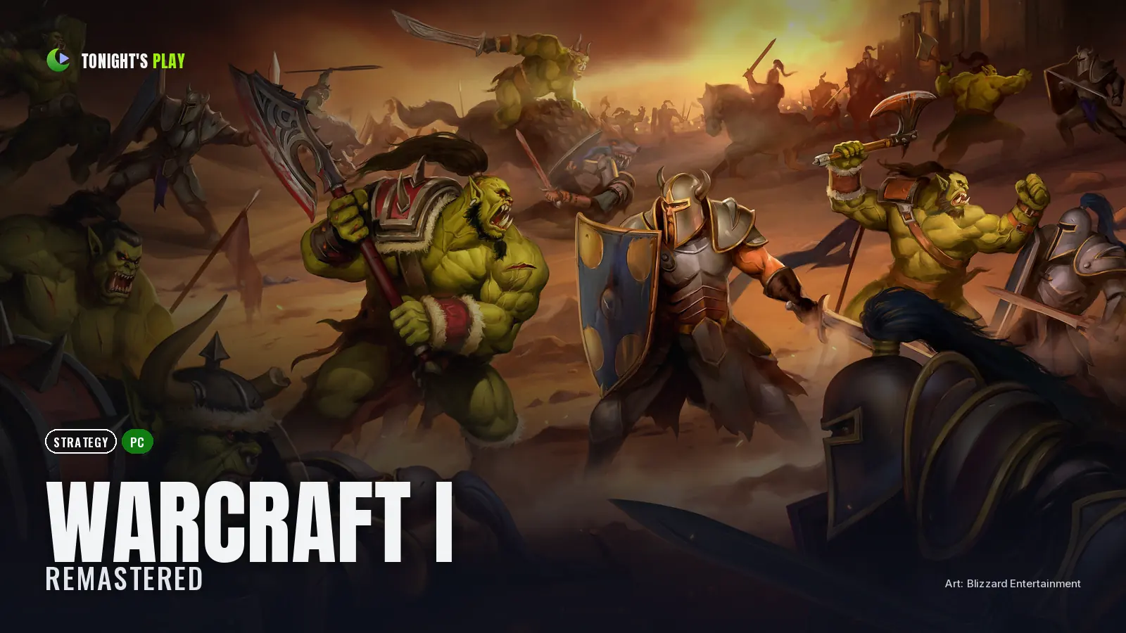 Warcraft I: Remastered cover art
