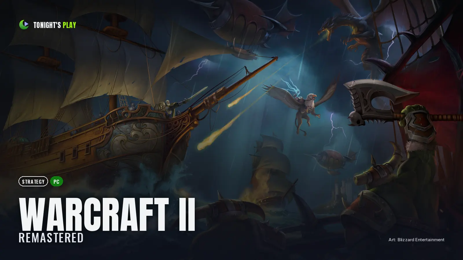 Warcraft II: Remastered cover art