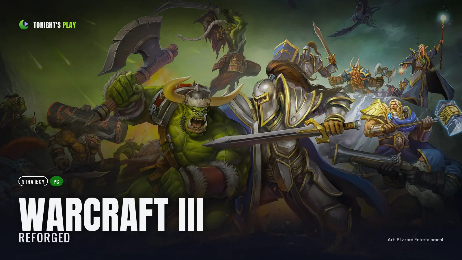 Warcraft III: Reforged cover art