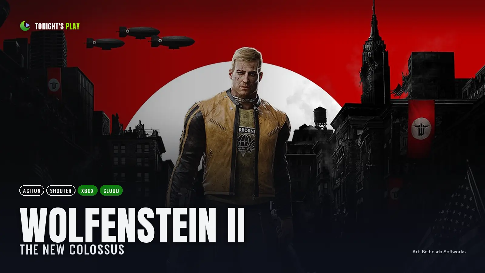 Wolfenstein II: The New Colossus cover art